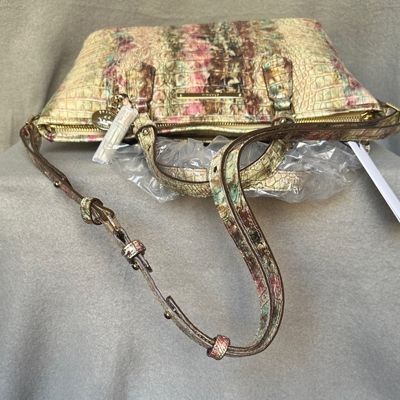 Brahmin Mini Asher Amethyst Melbourne Crossbody Tote Shoulder Bag New with Tags - Picture 9 of 16